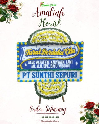 Papan Bunga Duka di Angkaisera